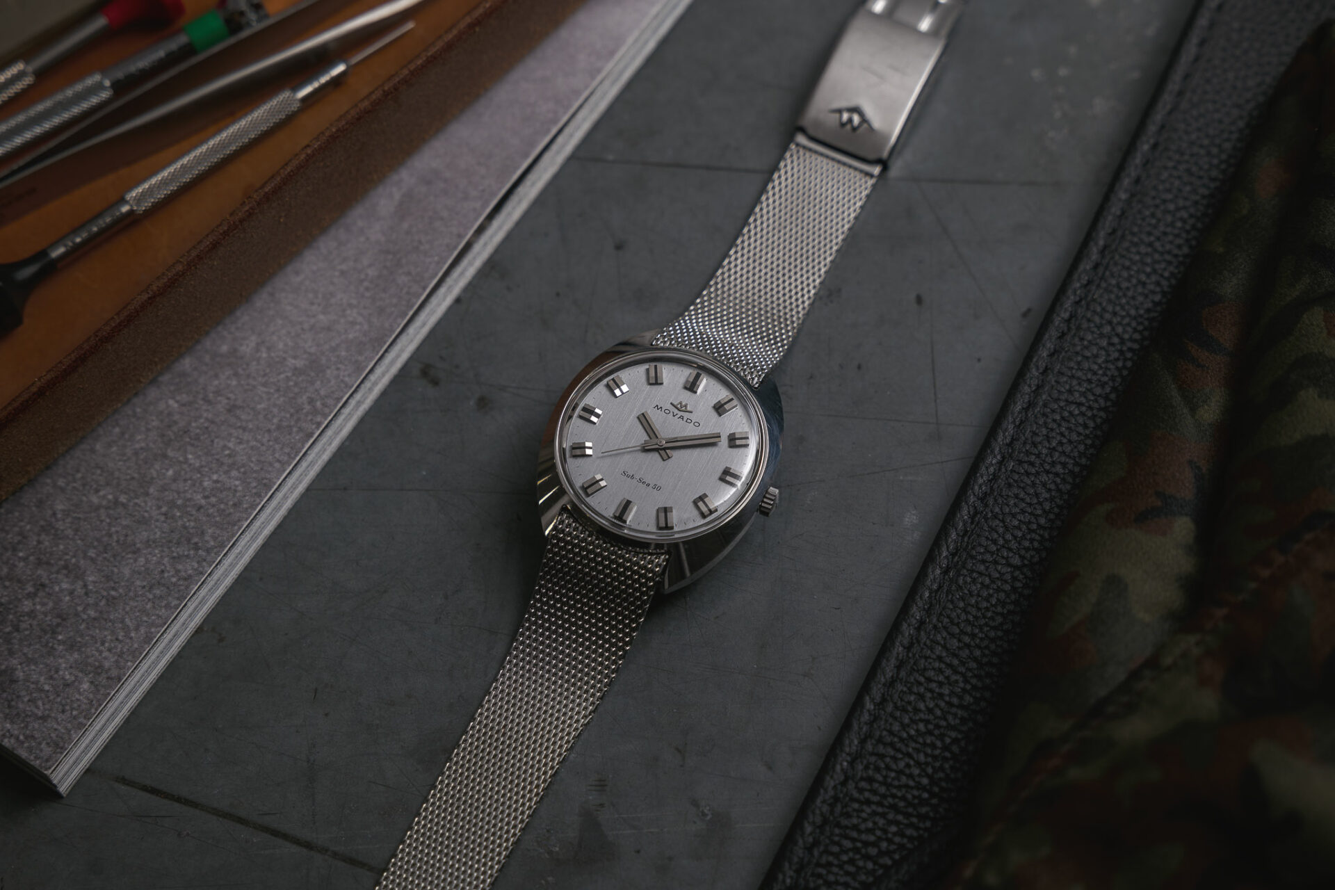 Movado Sub-Sea 50 - Sélection de montres vintage Joseph Bonnie de novembre 2023