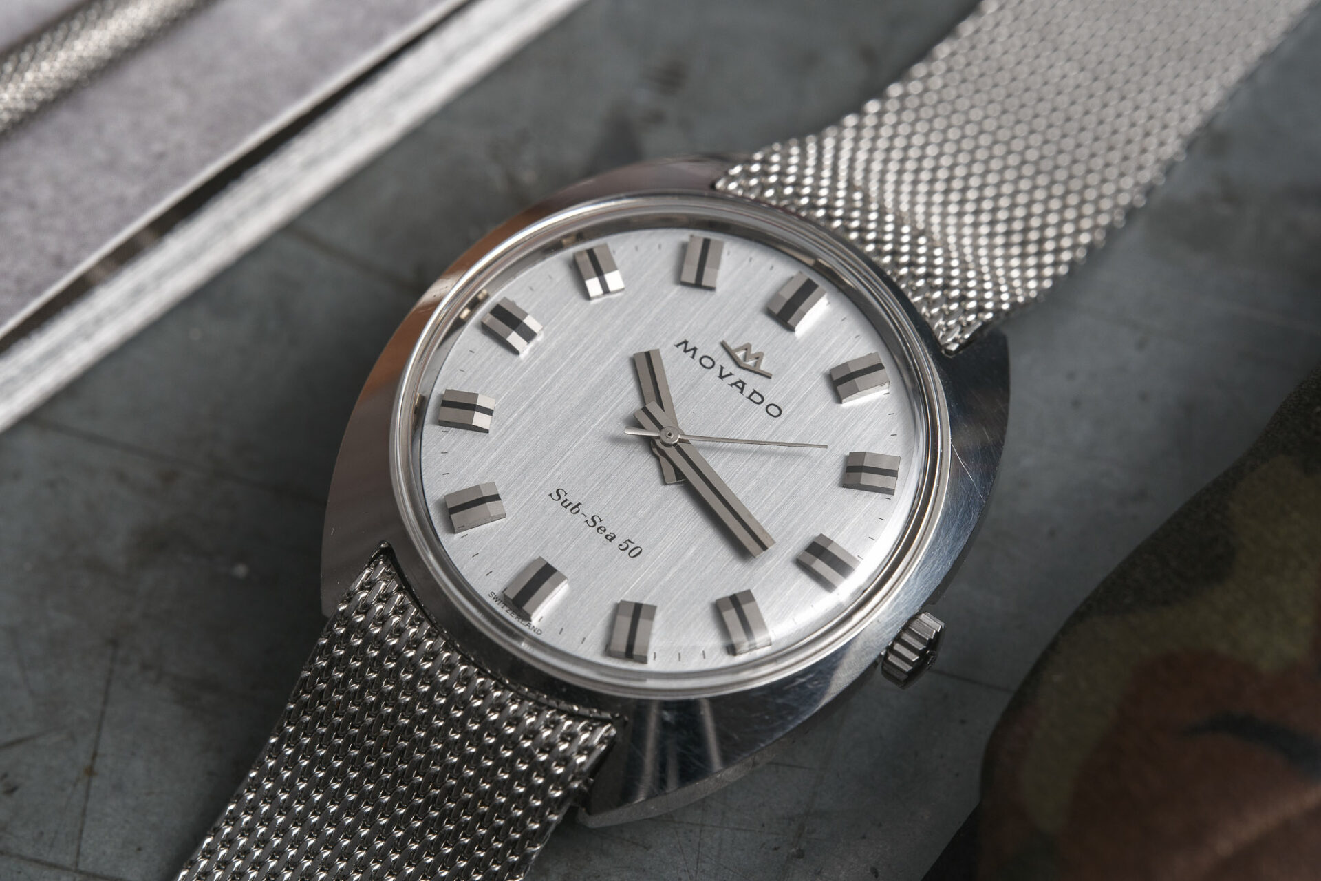 Movado Sub-Sea 50 - Sélection de montres vintage Joseph Bonnie de novembre 2023