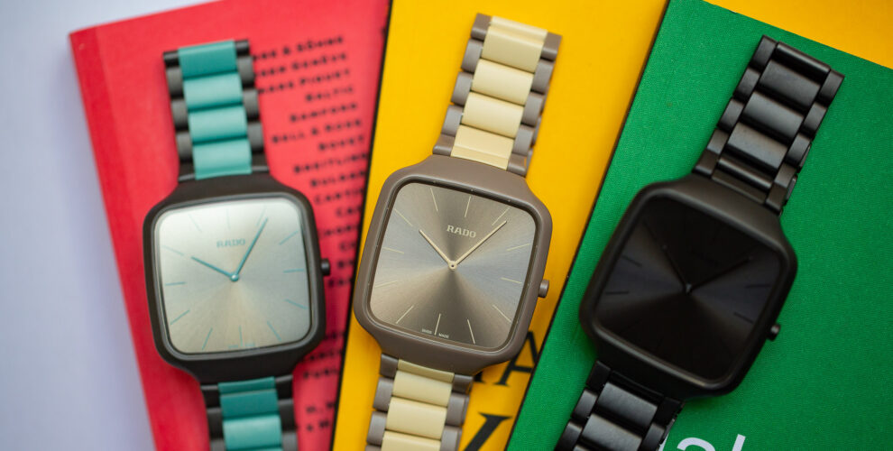 RADO TRUE SQUARE THINLINE LES COULEURS Polychromie architecturale & céramique