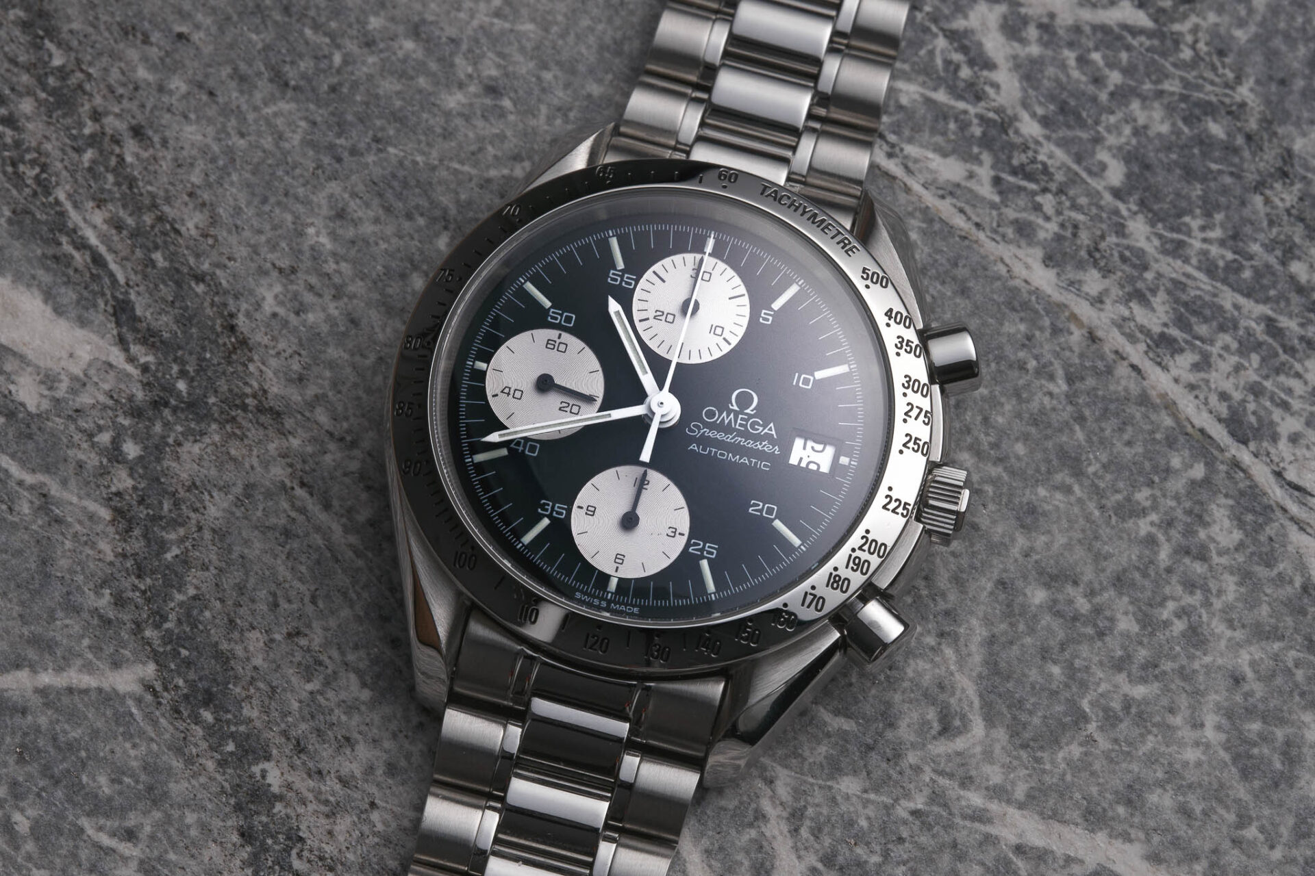 Omega Speedmaster Reduced - Sélection de montres vintage Joseph Bonnie d'octobre 2023