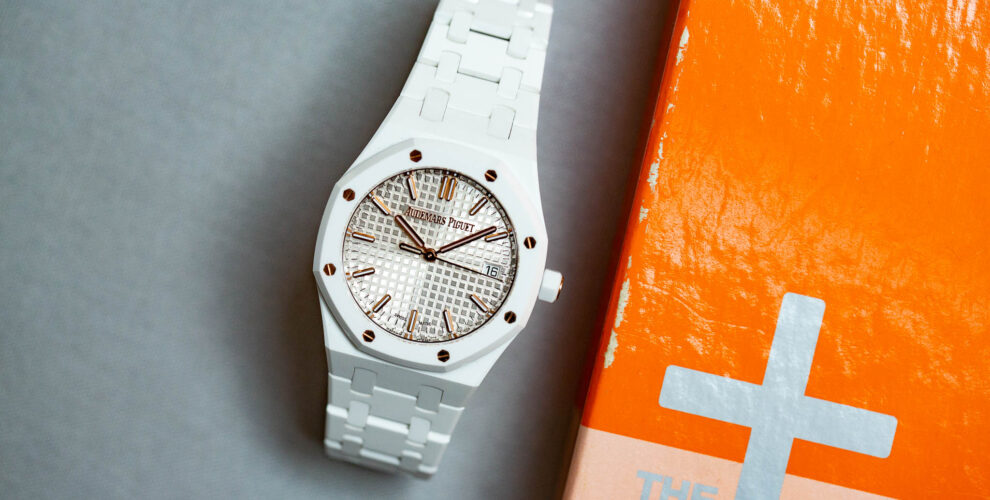 AUDEMARS PIGUET ROYAL OAK 34 MM Une ode à la céramique blanche