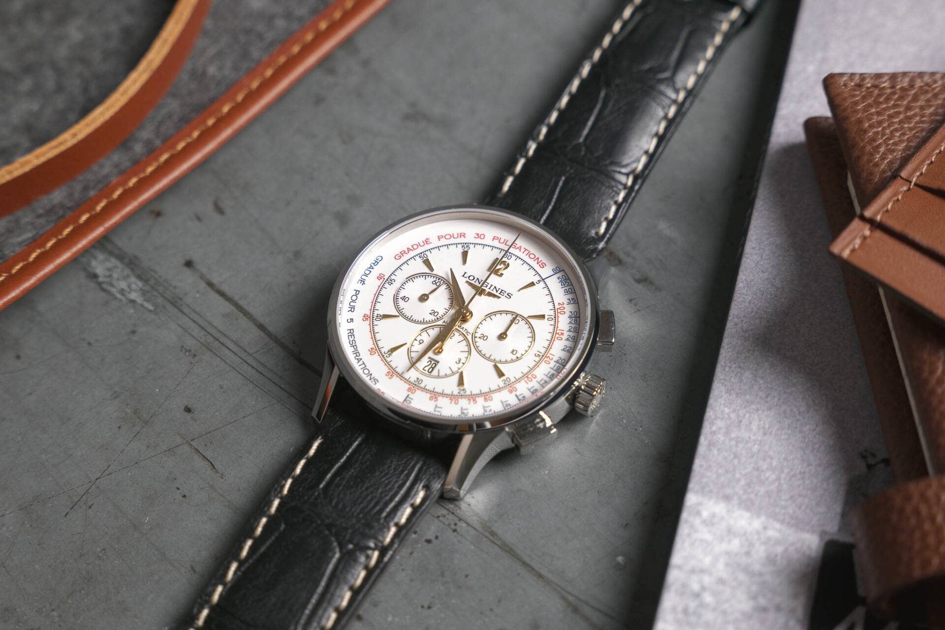 Longines chronographe - Sélection de montres vintage et de collection JOSEPH BONNIE de janvier 2024