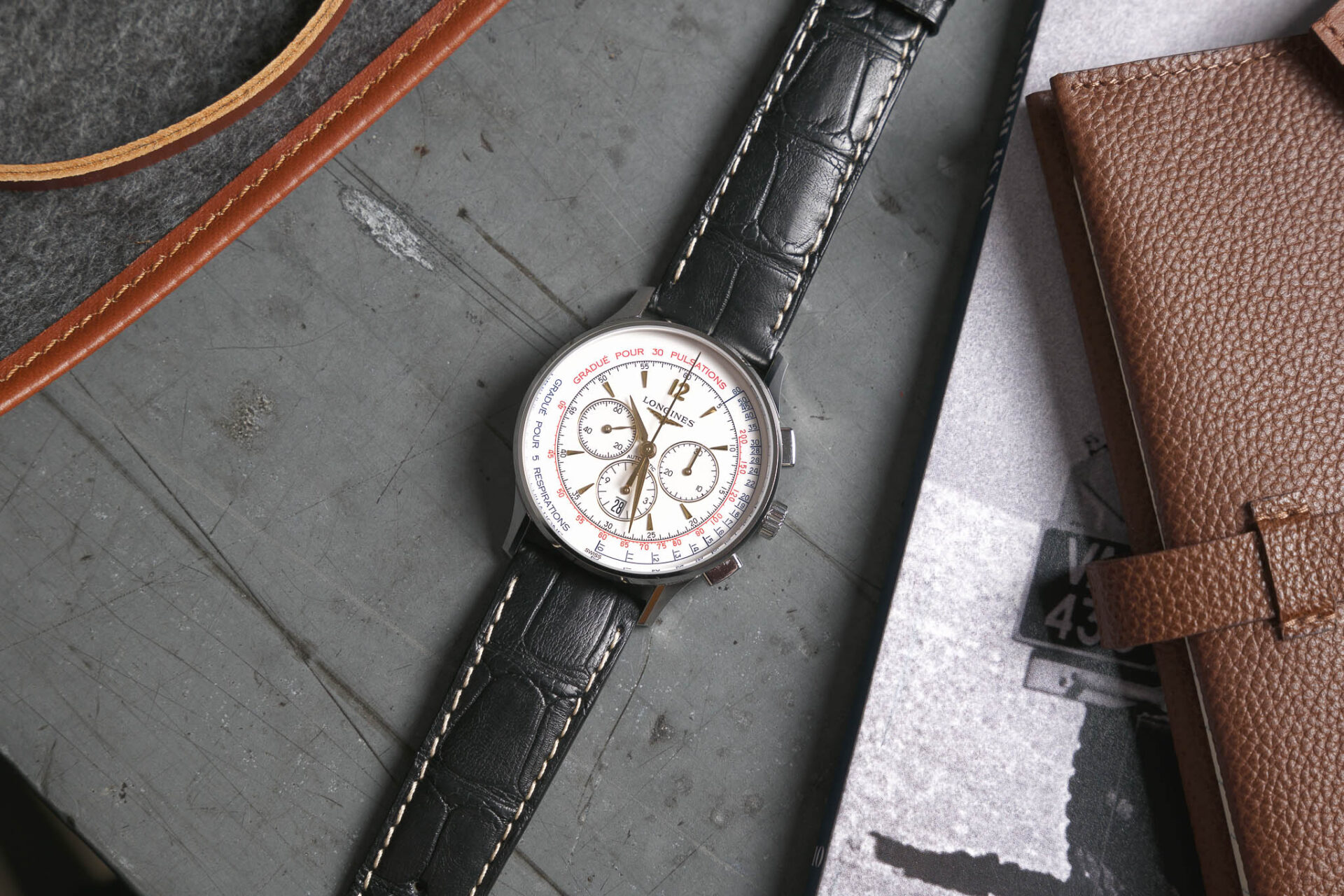 Longines chronographe - Sélection de montres vintage et de collection JOSEPH BONNIE de janvier 2024