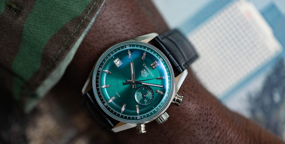 TAG HEUER CARRERA « DATO » CHRONOGRAPHE Retour de la date à 9h chez TAG Heuer