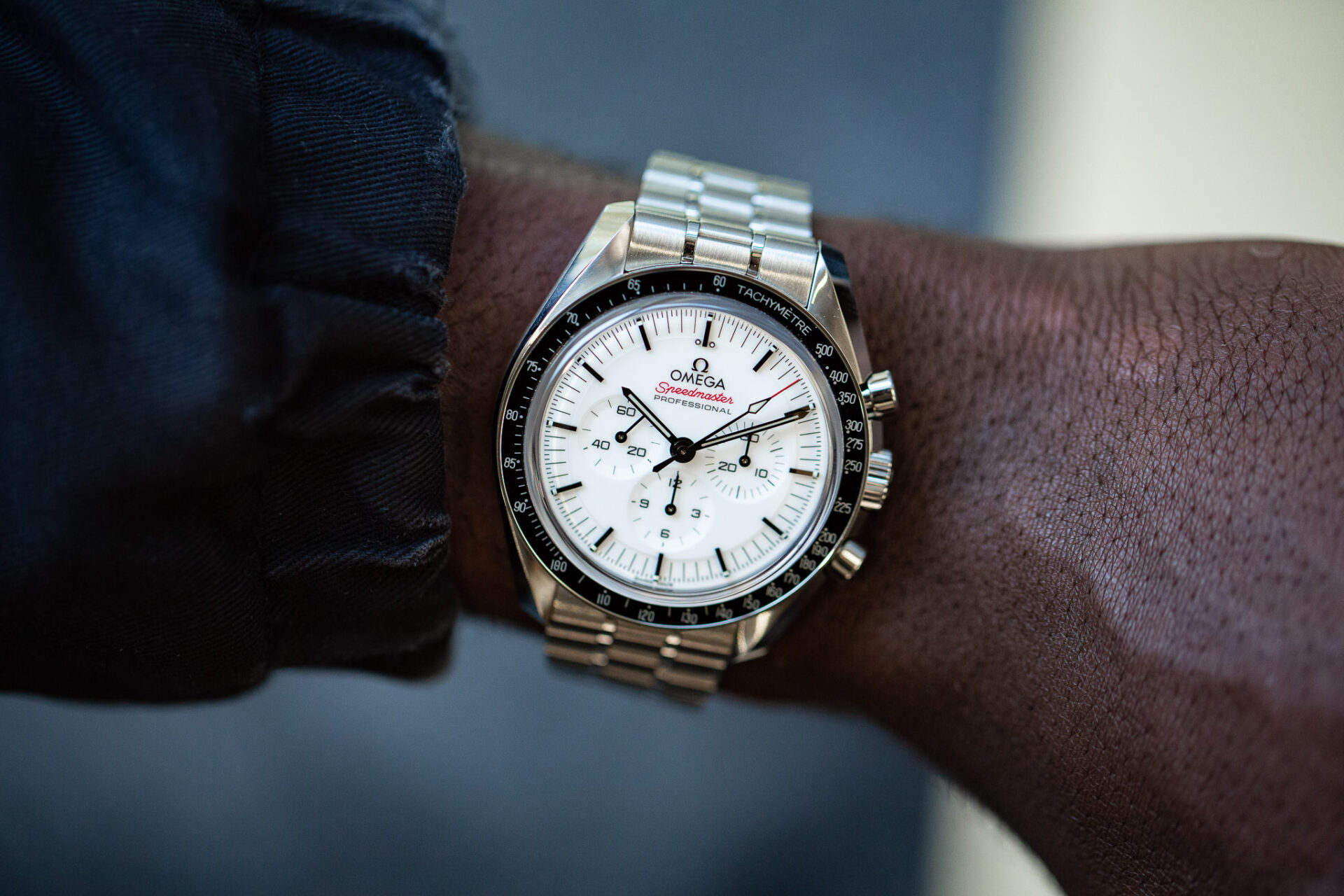 Omega Speedmaster Professional cadran blanc