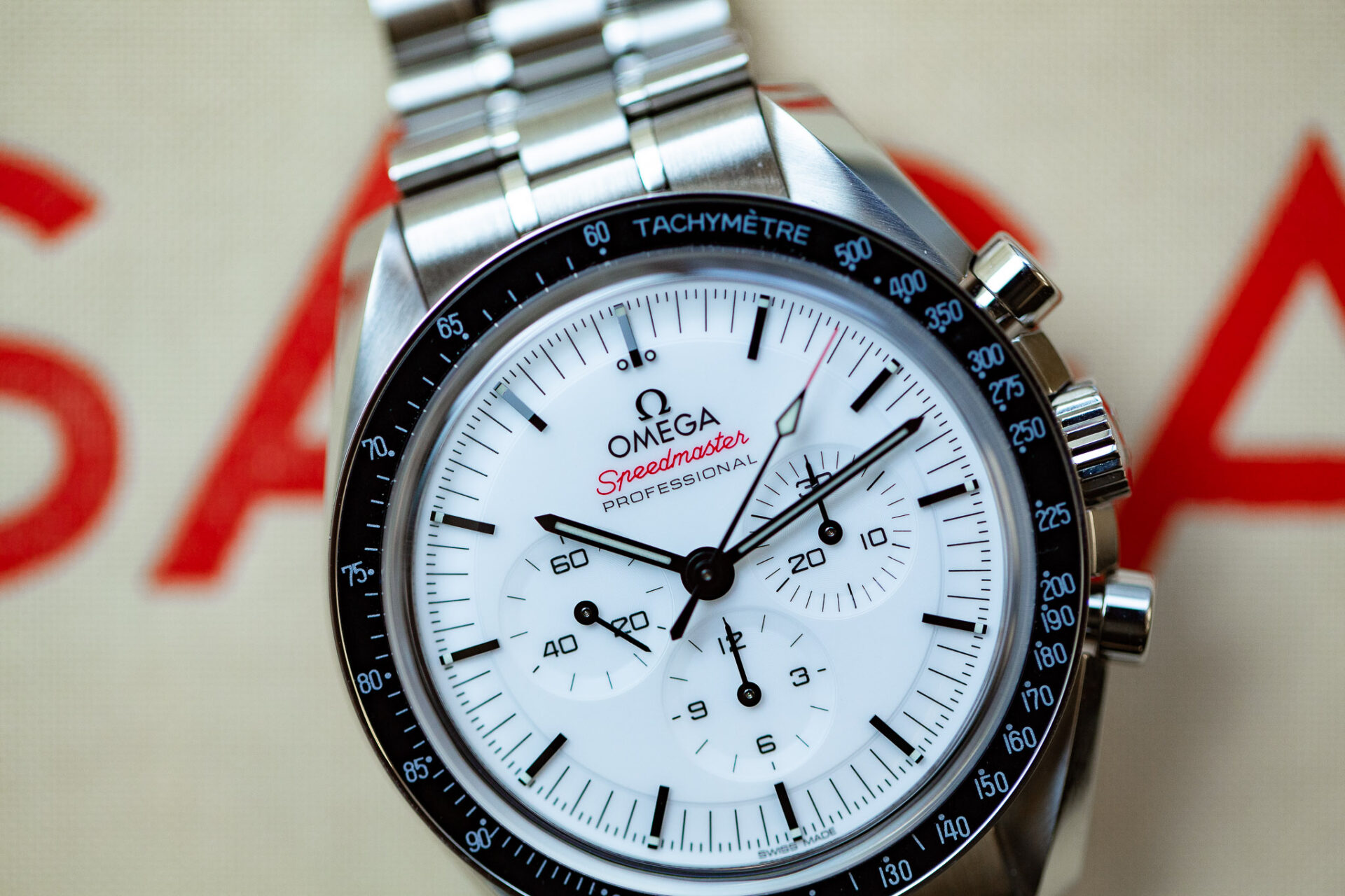 Omega Speedmaster Professional cadran blanc