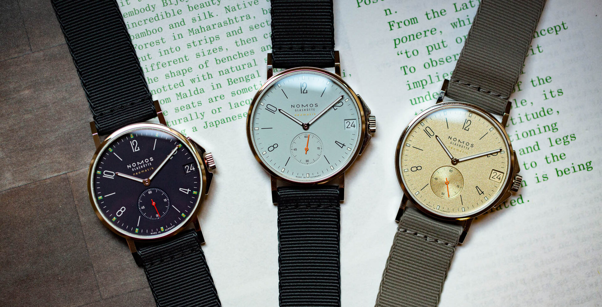 NOMOS AHOI NEOMATIK 38 DATE ATLANTIC