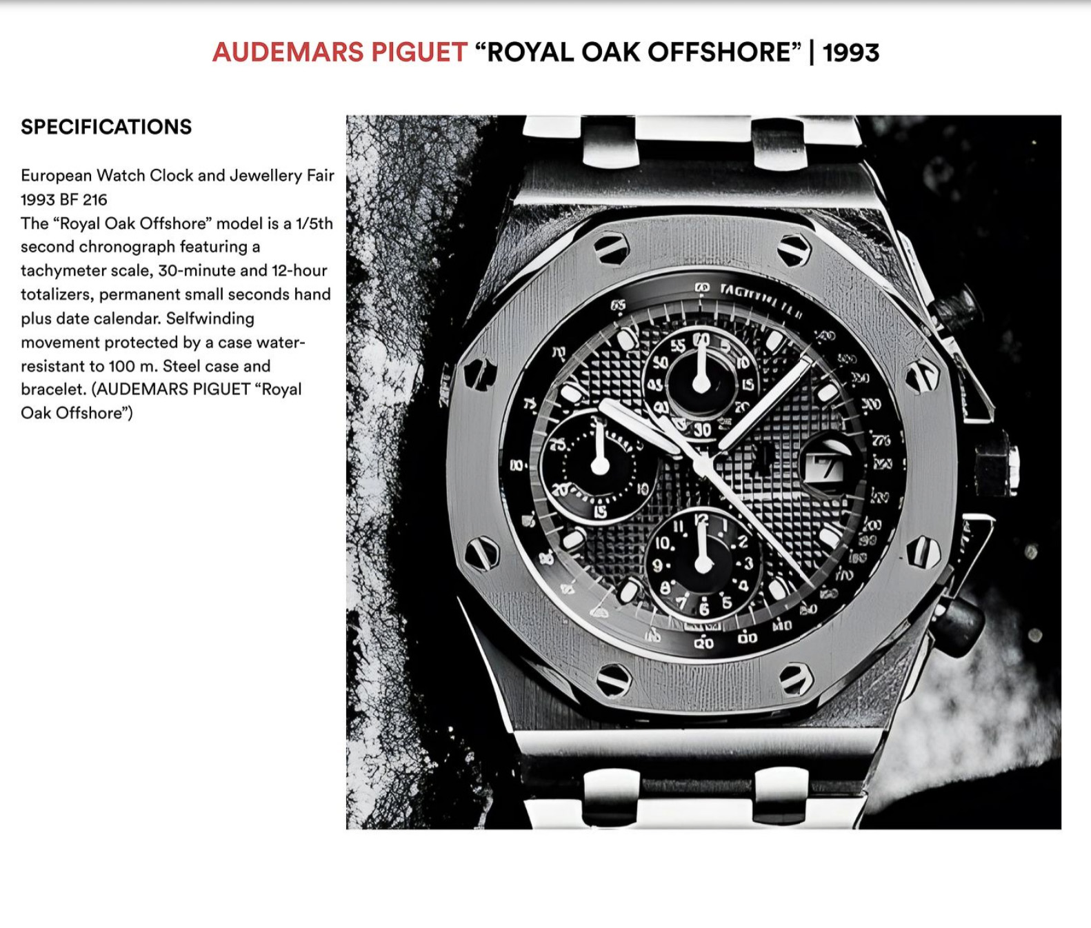 Audemars Piguet Royal Oak Offshore