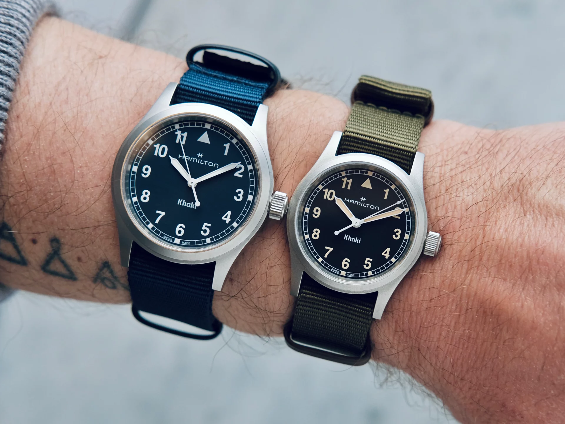 Hamilton Khaki Field Quartz 33 et 38mm