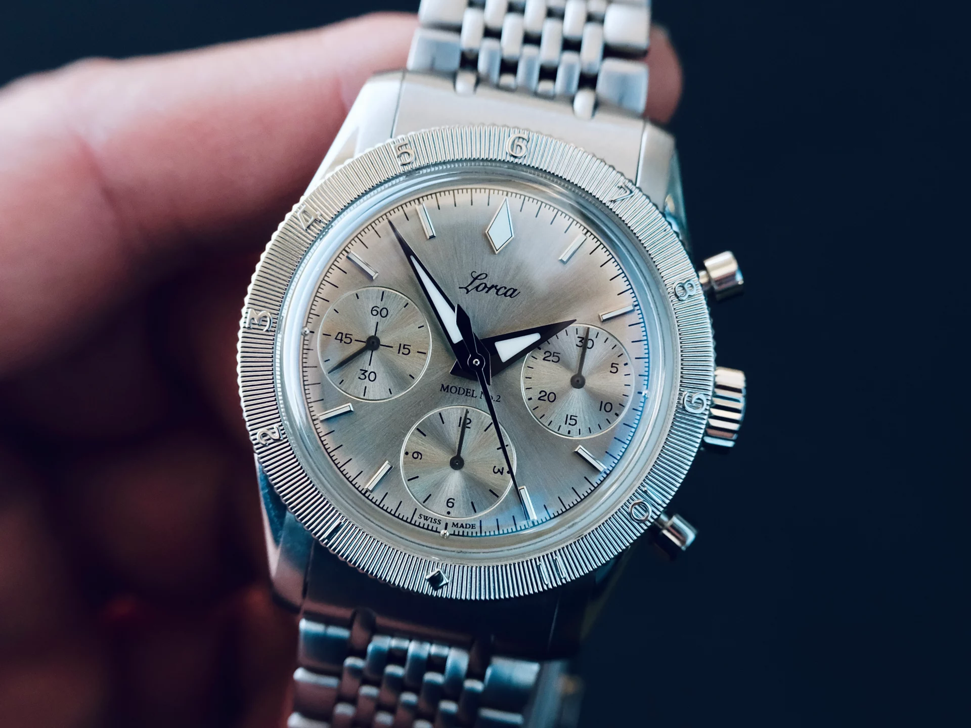 Visite à Time Fest 2.0 à Bordeaux Salon Horloger Français Lorca Model No.2 GMT