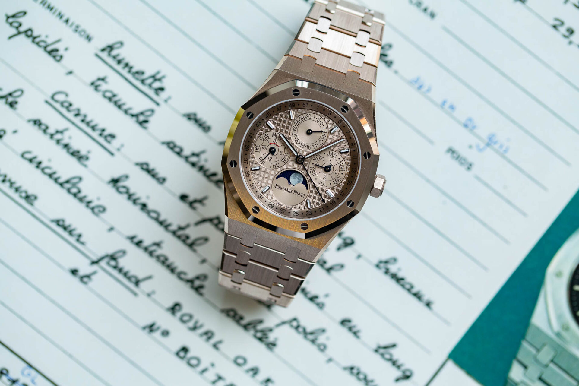 Audemars Piguet Royal Oak Calendrier Perpétuel Sand Gold