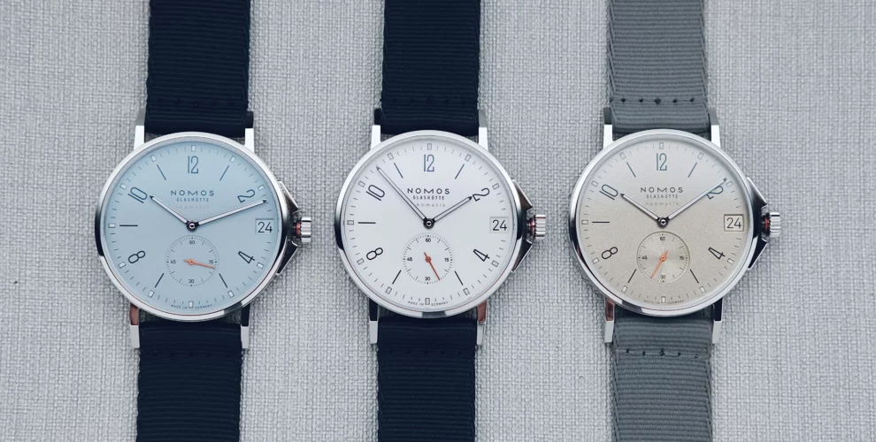 Nomos Ahoi Neomatik 38 Date White  Un positionnement unique