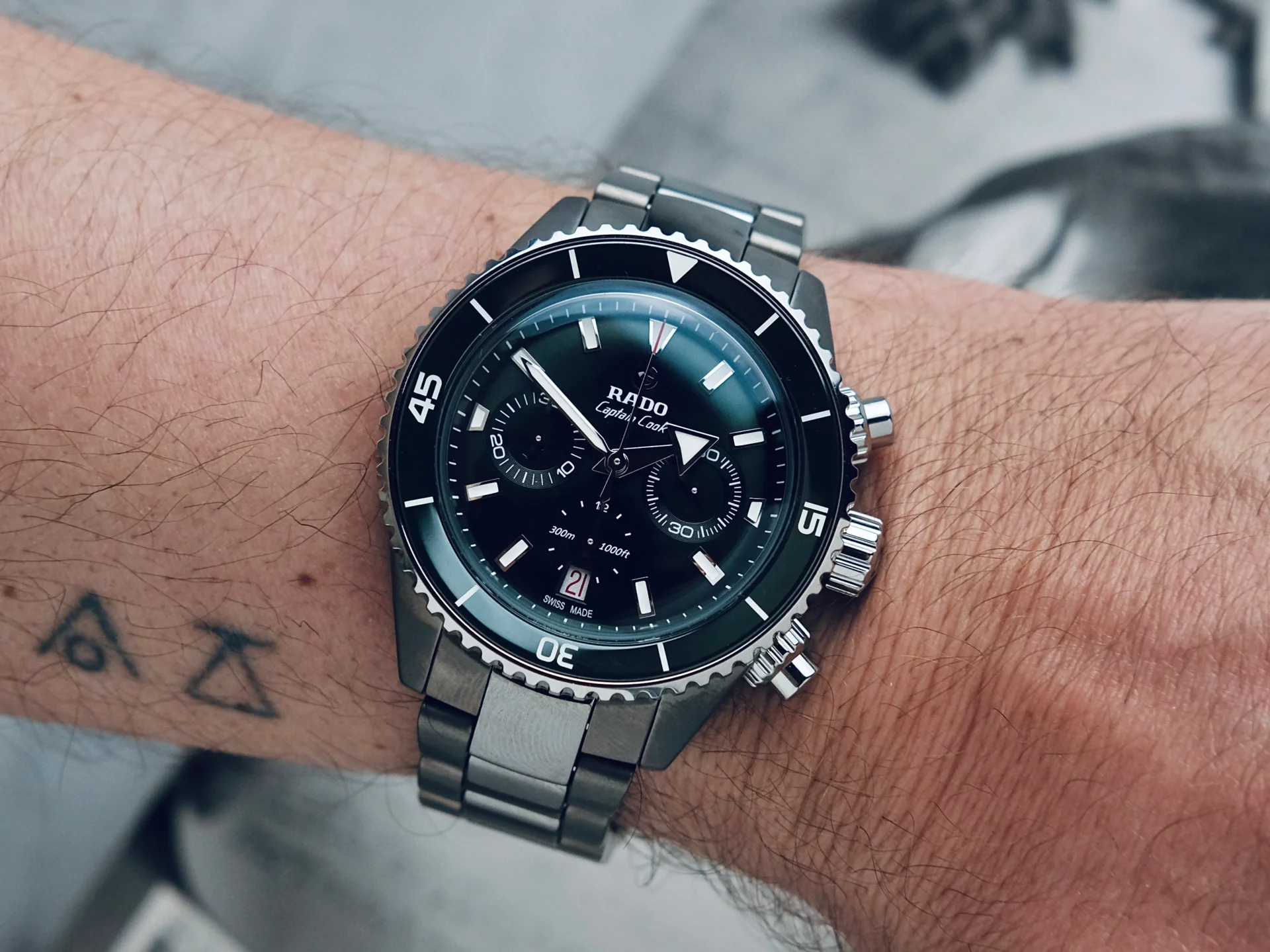 Rado Captain Cook High-Tech Ceramic Chronograph