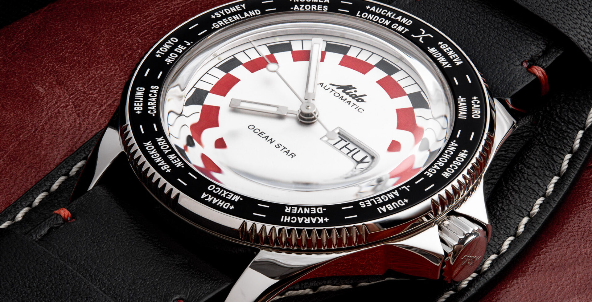 MIDO OCEAN STAR WORLDTIMER