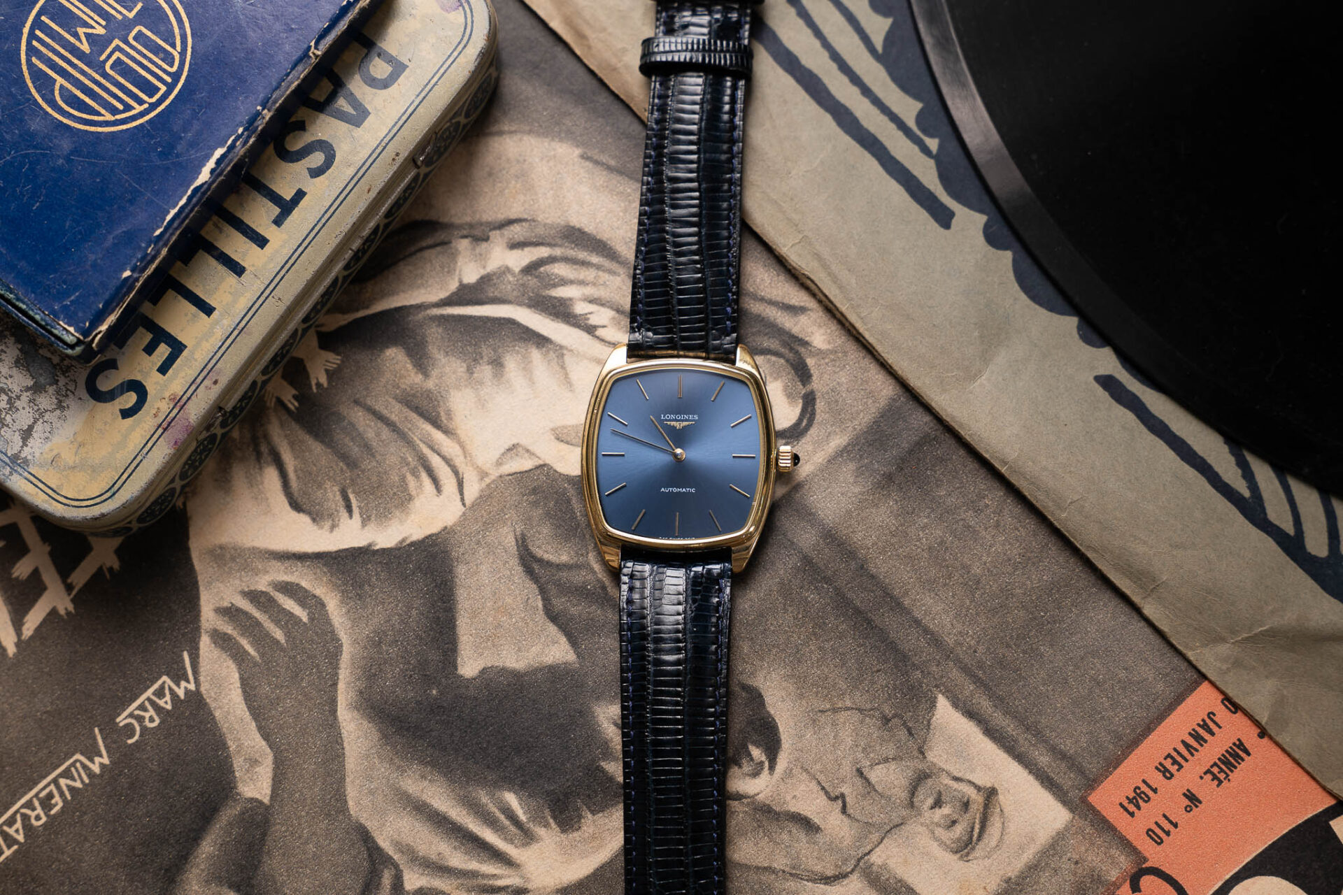 Longines Automatic bleue - Sélection de montres vintage JOSEPH BONNIE septembre 2025