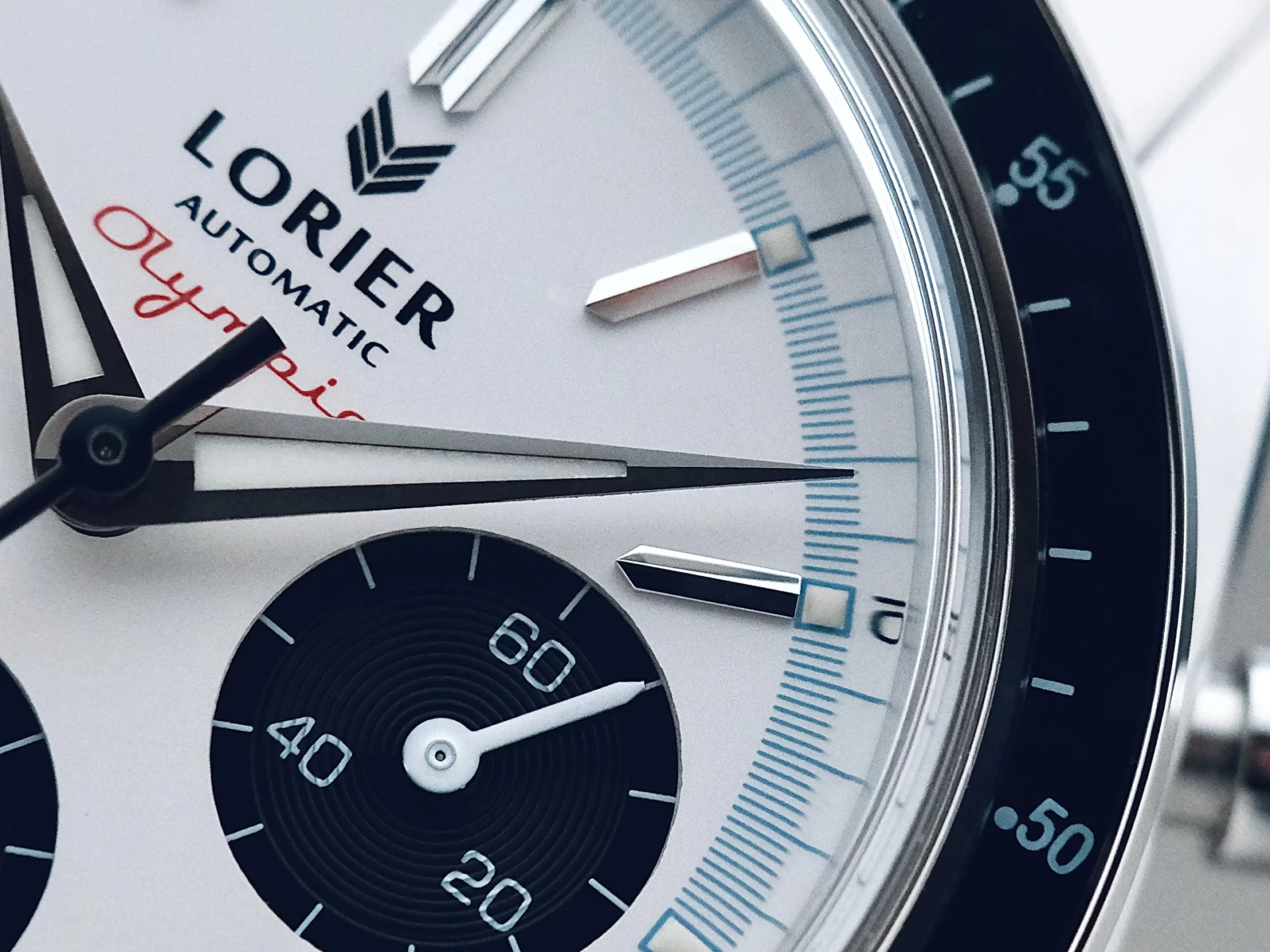 Lorier Olympia Series II détails du cadran