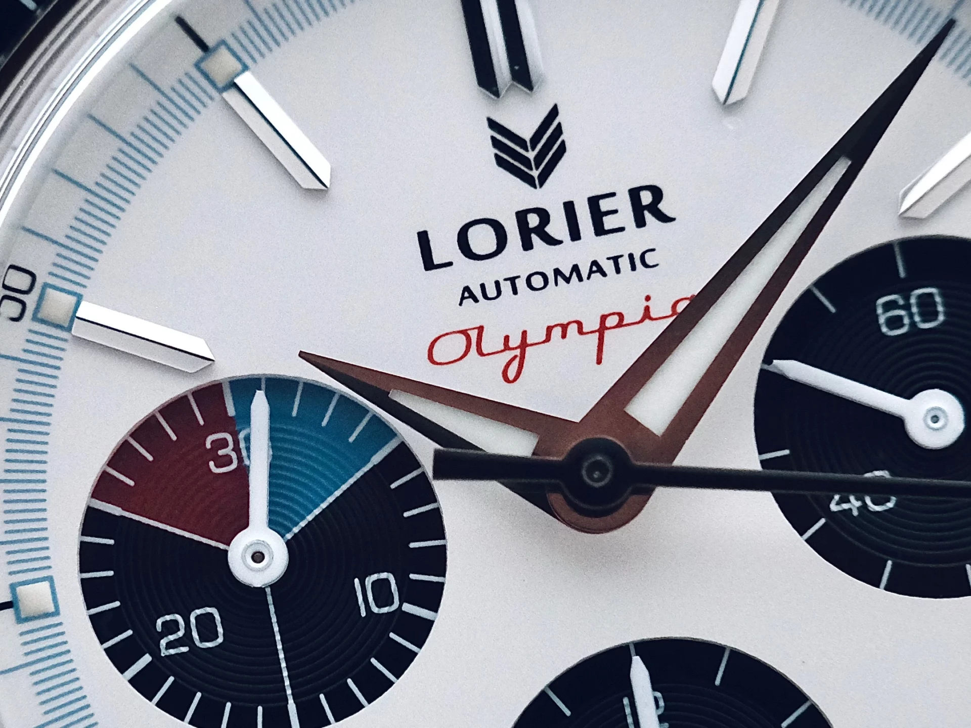 Lorier Olympia Series II détails du cadran