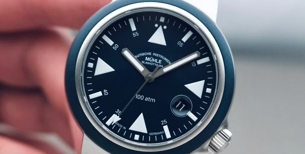 Mühle-Glashütte S.A.R. Rescue-Timer Nautical Blue Une montre utilitaire allemande haut de gamme mais accessible