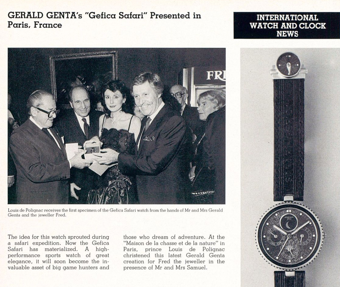 Fred et Gerald Genta