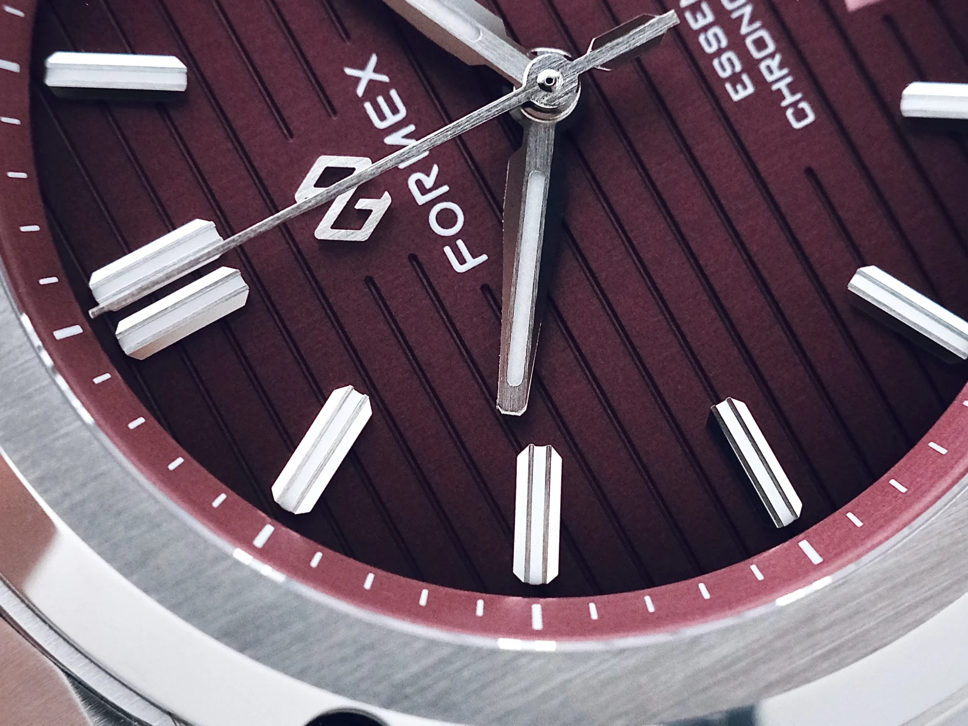 Formex Essence 41mm Gamaret détails du cadran