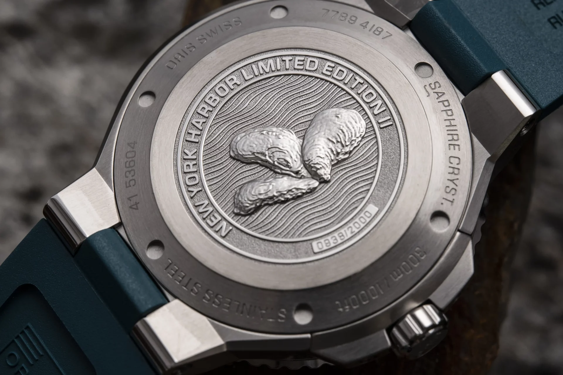 Oris Date New York Harbor Limited Edition II fond de boîte