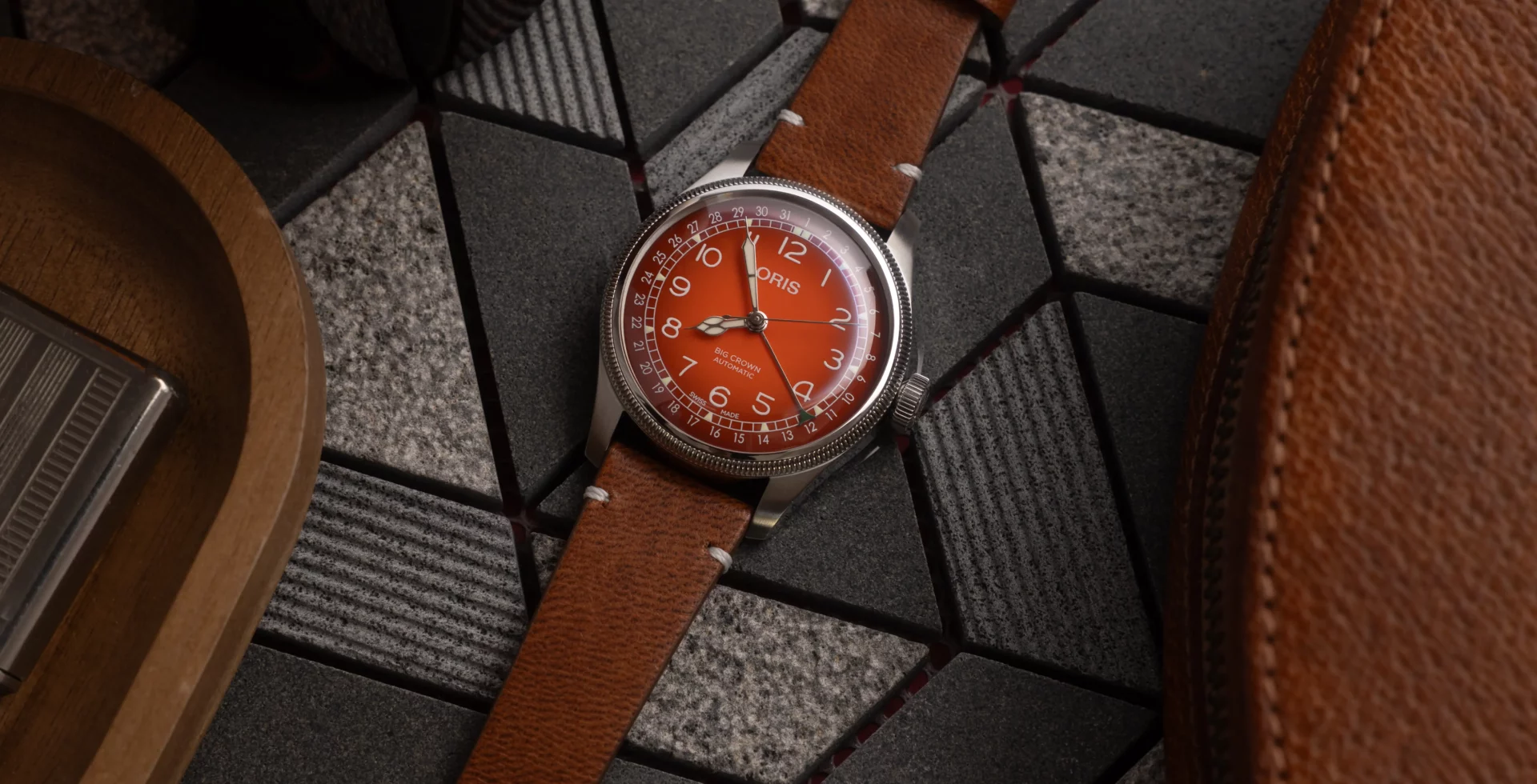 Oris Big Crown Pointer Date x Cervo Volante Automne 