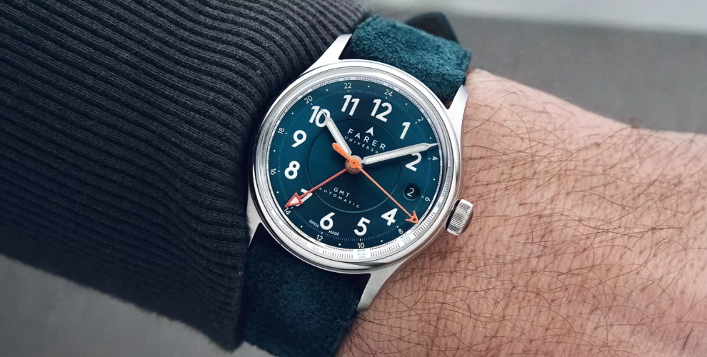 Farer Lander IV GMT 36mm Une GMT compacte, élégante, au design astucieux