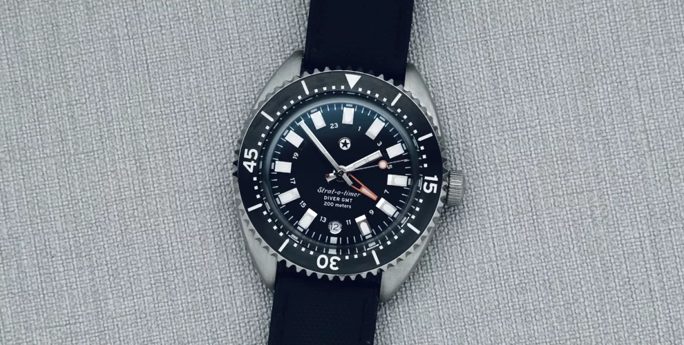 Jack Mason Strat-o-timer Titanium Diver GMT La montre-outil américaine polyvalente