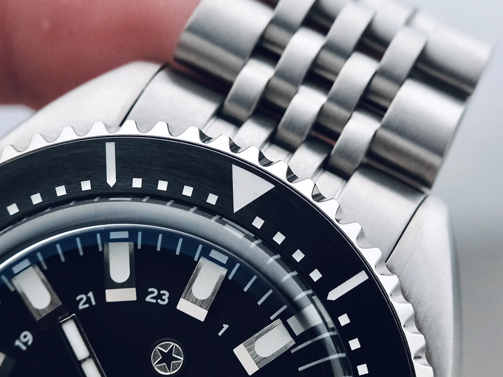 Jack Mason Strat-o-timer Titanium Anthracite lunette