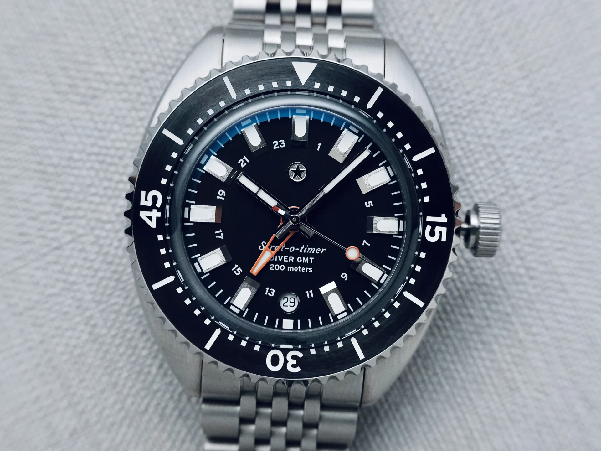 Jack Mason Strat-o-timer Titanium Anthracite