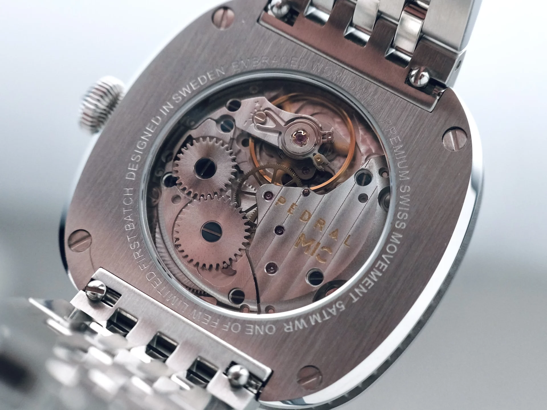 Pedral Triomphe Émeraude Vert calibre Sellita SW210-1B
