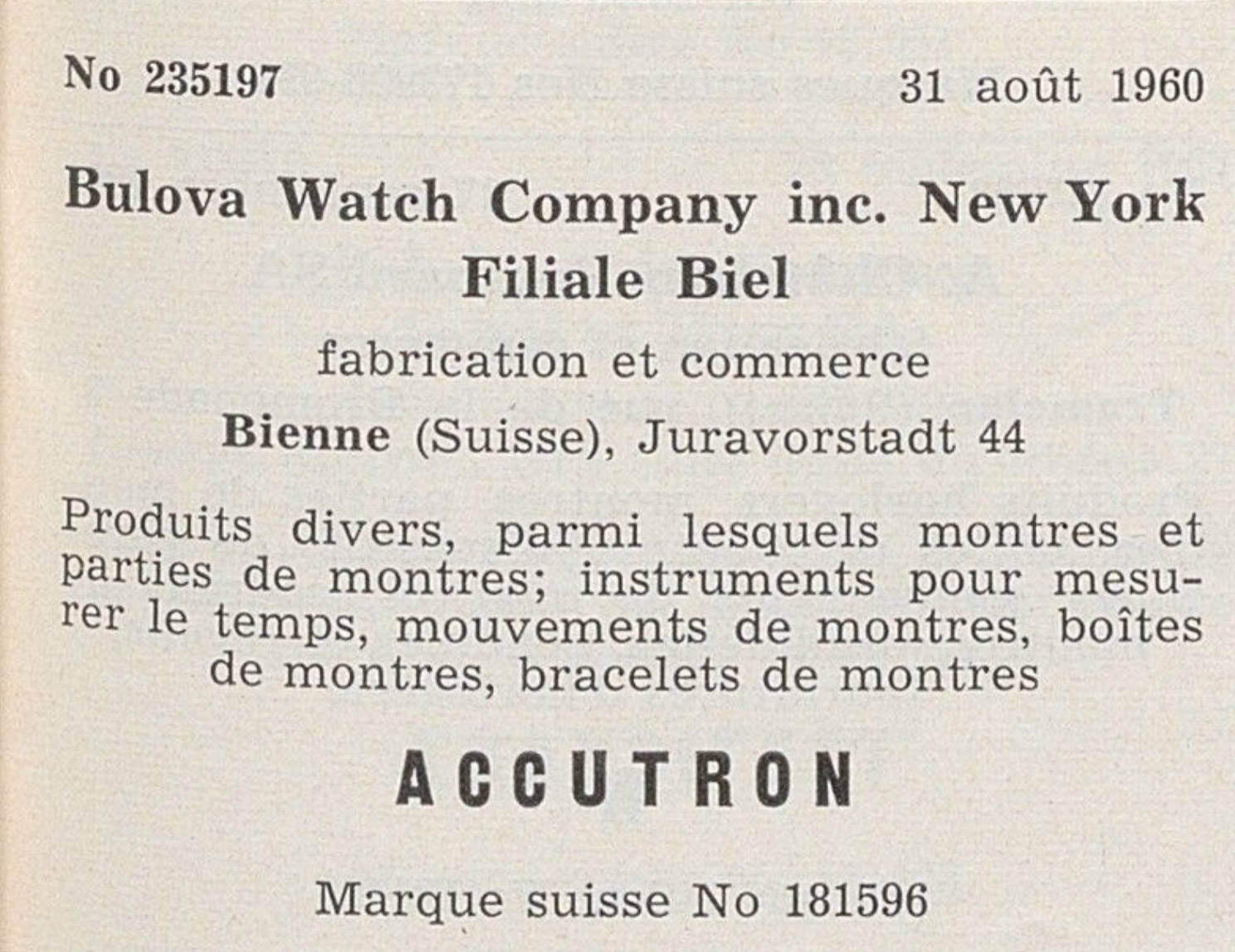 Bulova Accutron