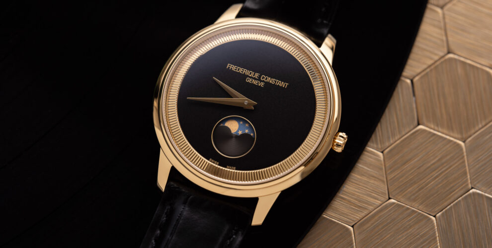 FREDERIQUE CONSTANT CLASSICS MONETA MOONPHASE La collection phare s'illumine