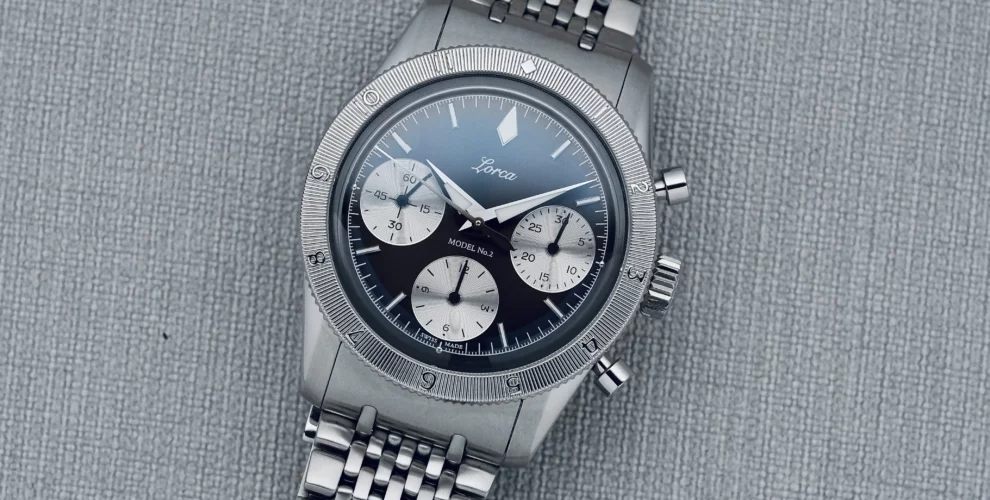 Lorca Model No.2 Golden Gray Le chronographe néo-vintage par excellence