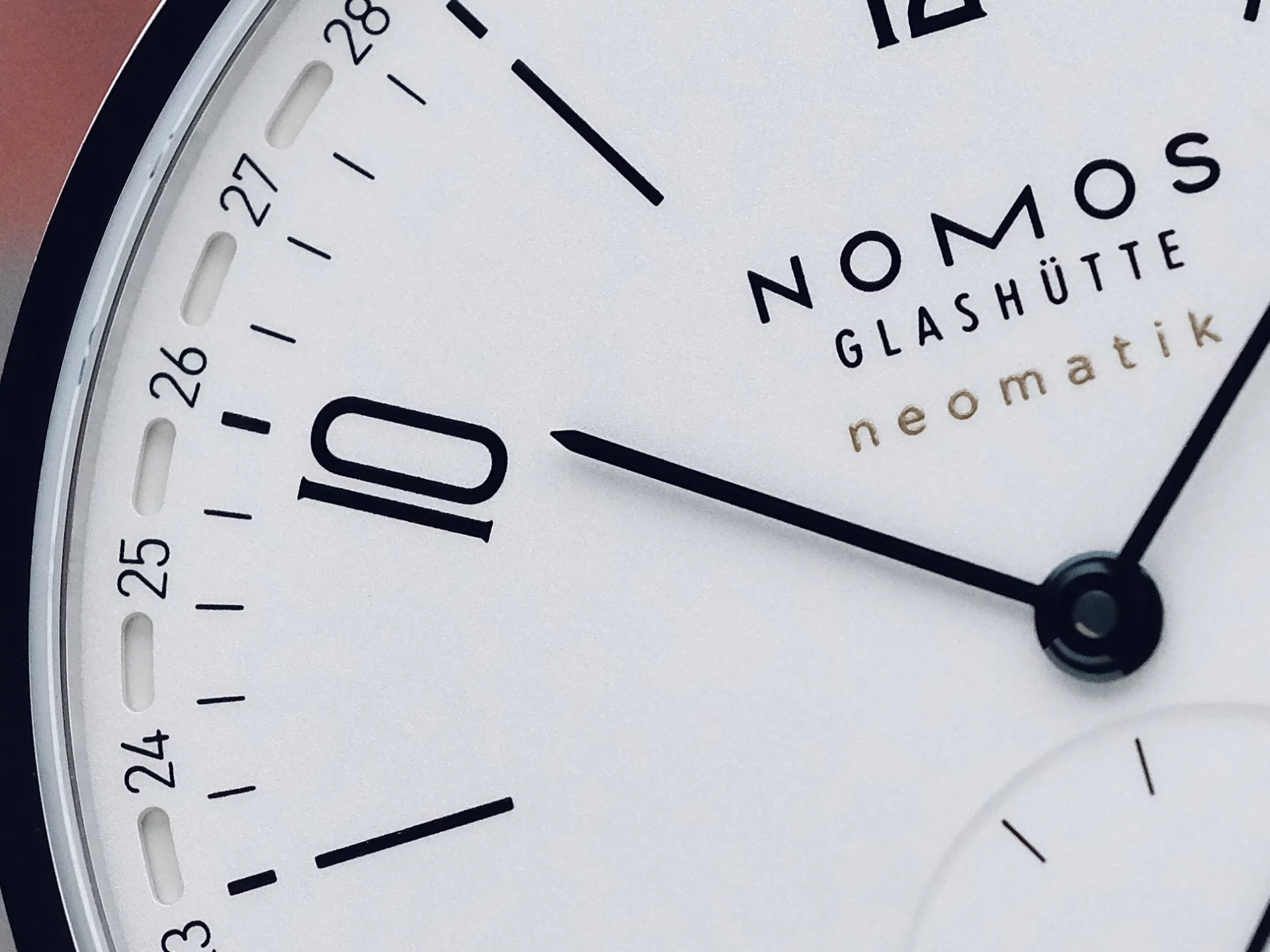 Nomos Tangente 38 Update Ref. 147 détail du cadran