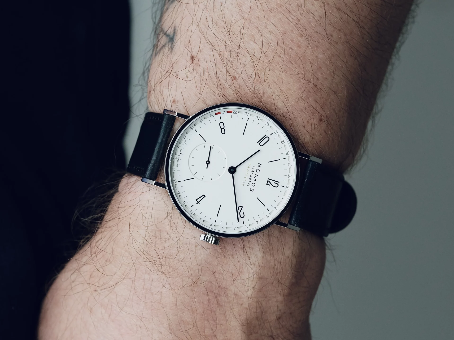 Nomos Tangente 38 Update Ref. 147 au poignet