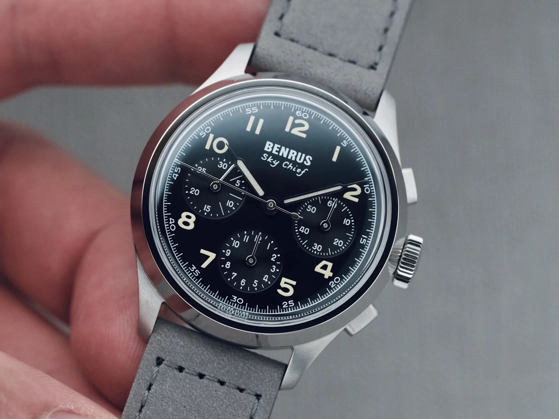 Benrus Sky Chief Stratus Grey 