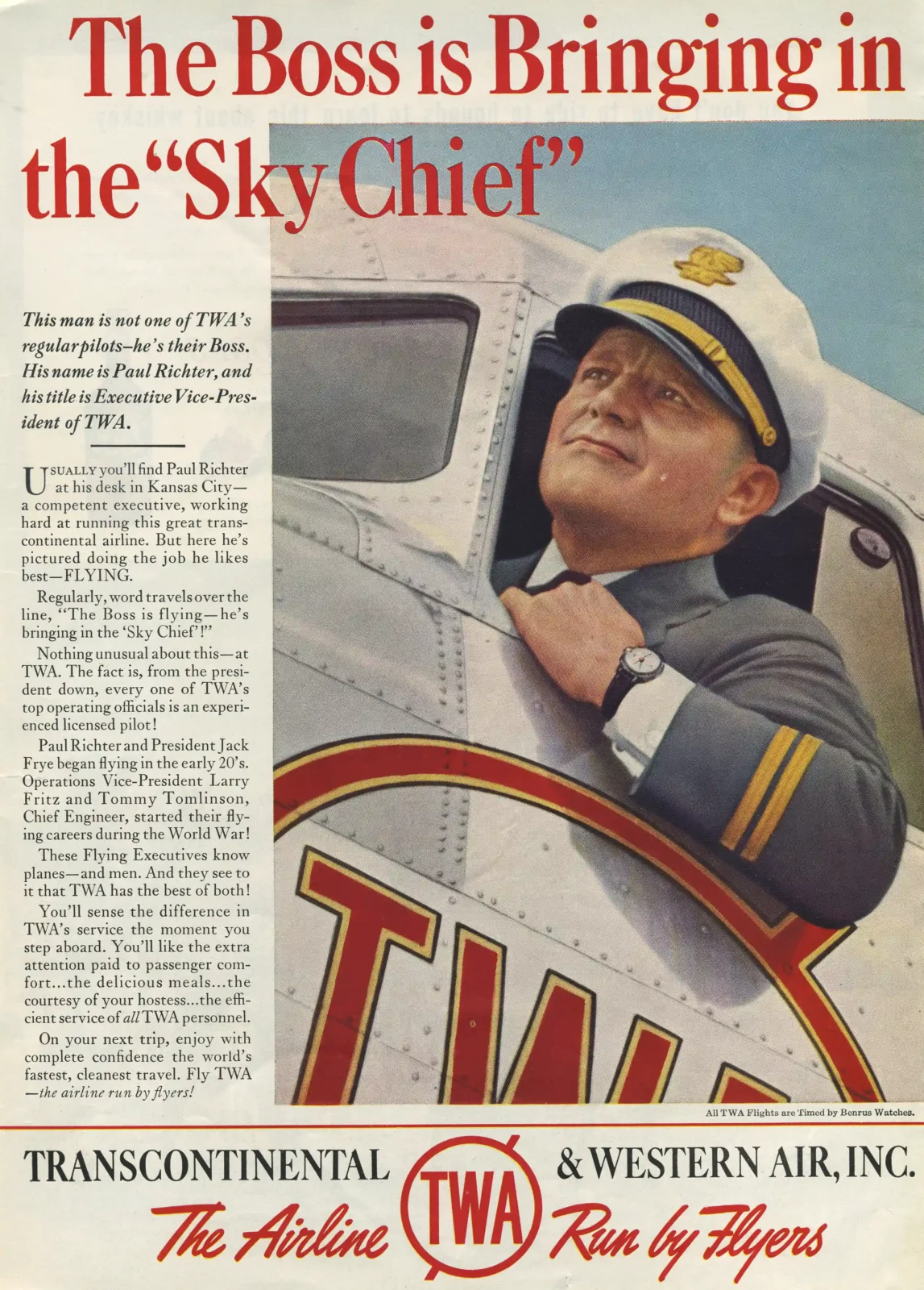 Benrus Sky Chief Stratus Grey