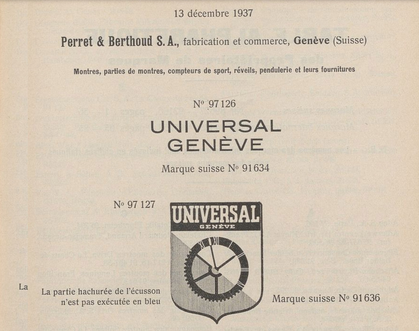 Universal Genève Logo